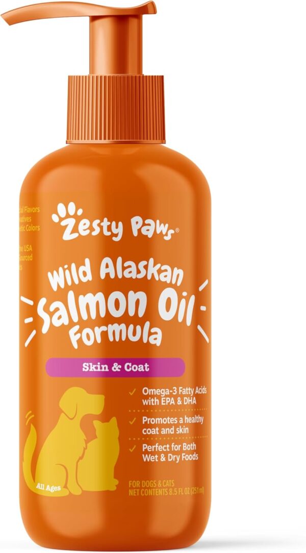 Zesty Paws Wild Alaskan Salmon Oil for Dogs