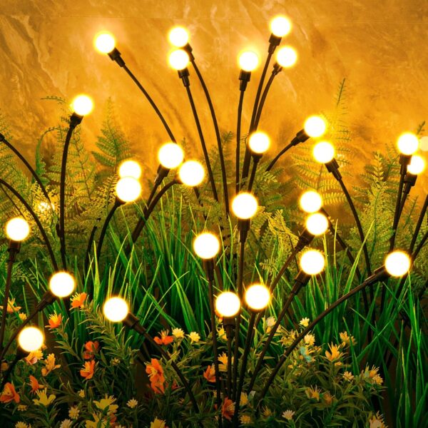 ASMAD Solar Lights Outdoor(4-Pack, 32 LEDs)